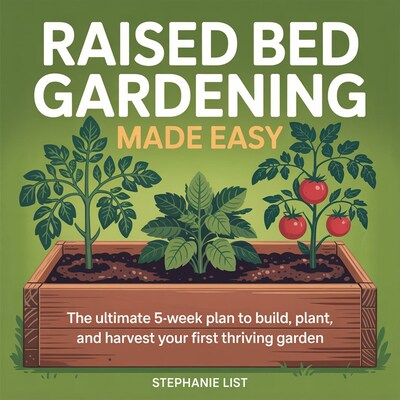 Raised Bed Gardening Made Easy – omslag til lydbogen af Stephanie List