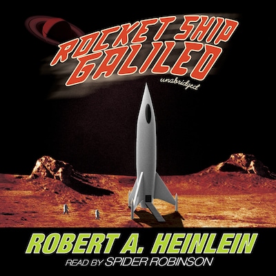 Rocket Ship Galileo – omslag til lydbogen af Robert A. Heinlein