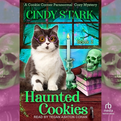 Haunted Cookies – omslag til lydbogen af Cindy Stark