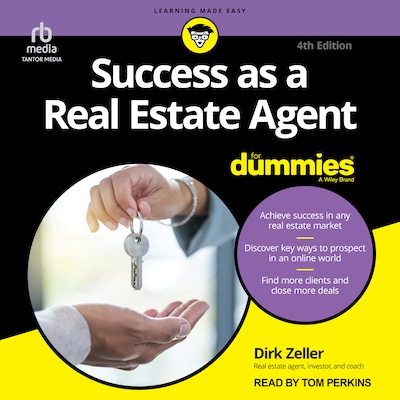 Success as a Real Estate Agent For Dummies, 4th Edition – omslag til lydbogen af Dirk Zeller, CEO