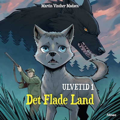 Ulvetid 1, Det Flade Land – omslag til lydbogen af Martin Vinther Madsen