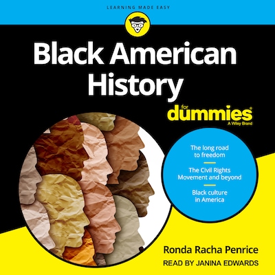 Black American History For Dummies – omslag til lydbogen af Ronda Racha Penrice