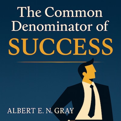 The Common Denominator of Success – omslag til lydbogen af Albert E. N. Gray