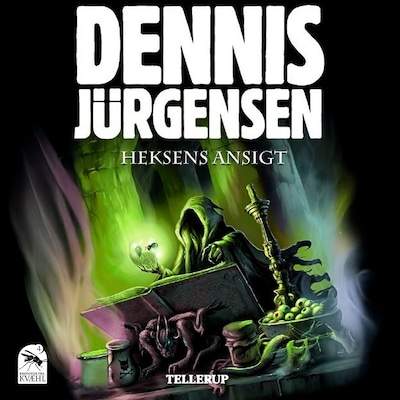Krøniker fra Kvæhl #4: Heksens ansigt – omslag til lydbogen af Dennis Jürgensen
