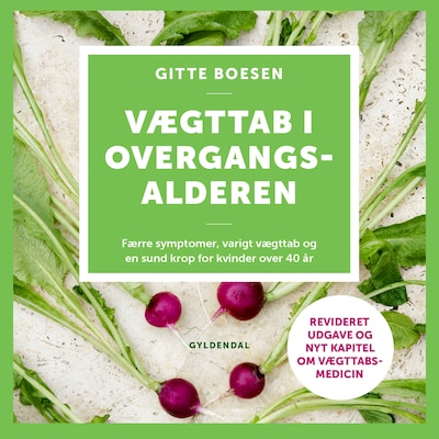 Vægttab i overgangsalderen – omslag til lydbogen af Gitte Boesen