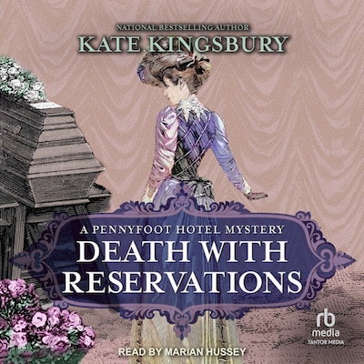 Death With Reservations – omslag til lydbogen af Kate Kingsbury