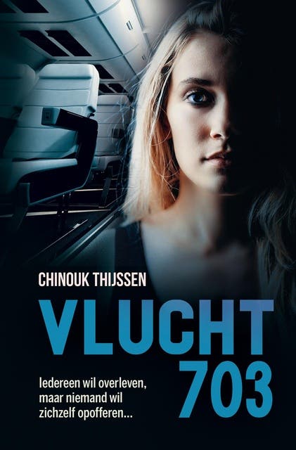 Vlucht 703 – omslag van het luisterboek van Chinouk Thijssen