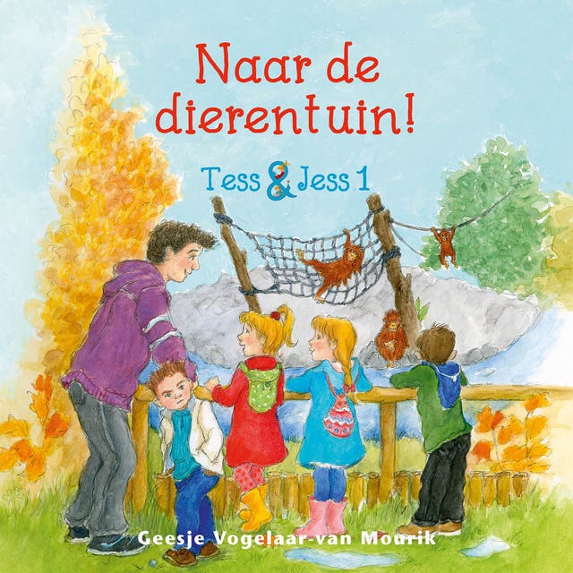 Naar de dierentuin! – omslag van het luisterboek van Geesje Vogelaar- van Mourik