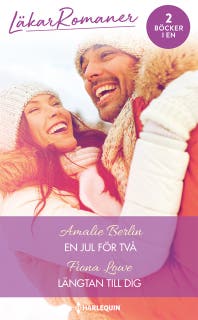 En jul för två / Längtan till dig – omslag till ljudboken av Amalie Berlin,Fiona Lowe