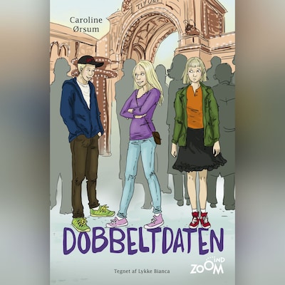 Dobbeltdaten – omslag til lydbogen af Caroline Ørsum