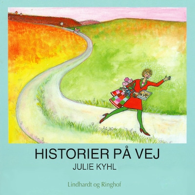 Historier på vej – omslag til lydbogen af Julie Kyhl