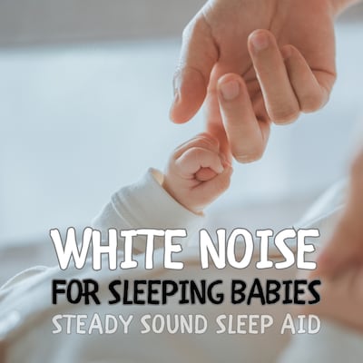 White Noise For Sleeping Babies – omslag til lydbogen af Calming White Noise For Baby