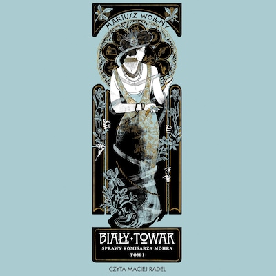 Biały towar – okładka audiobooka, autor Mariusz Wollny