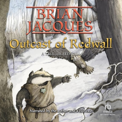 Outcast of Redwall – omslag van het luisterboek van Brian Jacques