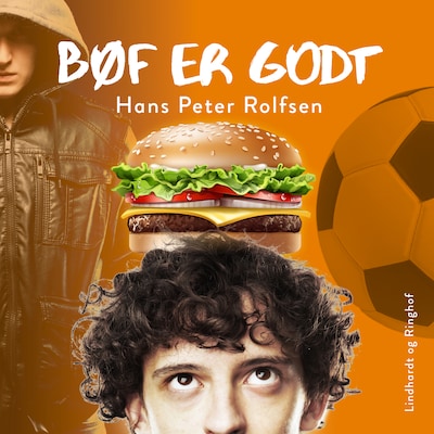 Bøf er godt – omslag til lydbogen af Hans Peter Rolfsen