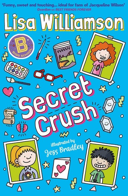 Bigg School: Secret Crush – omslag til lydbogen af Lisa Williamson