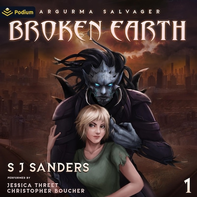 Broken Earth – omslag til lydbogen af S.J. Sanders