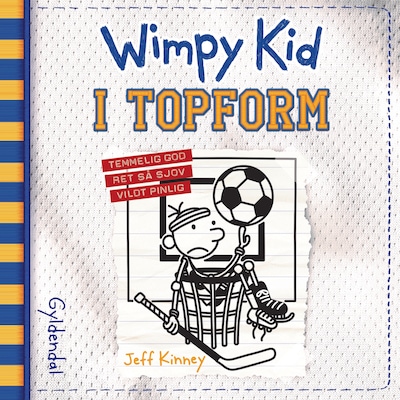 Wimpy Kid 16 - I topform – omslag til lydbogen af Jeff Kinney