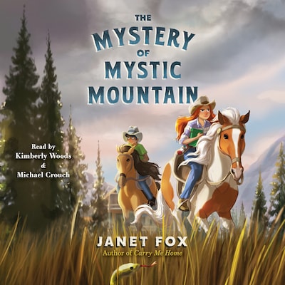 The Mystery of Mystic Mountain – omslag til lydbogen af Janet Fox