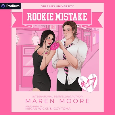 Rookie Mistake – omslag til lydbogen af Maren Moore