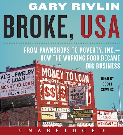 Broke, USA – omslag til lydbogen af Gary Rivlin