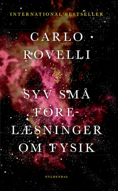 Syv små forelæsninger om fysik – omslag til lydbogen af Carlo Rovelli