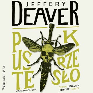Puste krzesło – okładka audiobooka, autor Jeffery Deaver