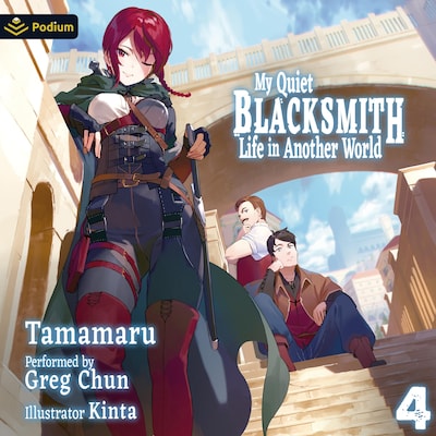 My Quiet Blacksmith Life in Another World: Volume 4 – omslag til lydbogen af Tamamaru