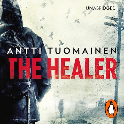 The Healer – omslag til lydbogen af Antti Tuomainen