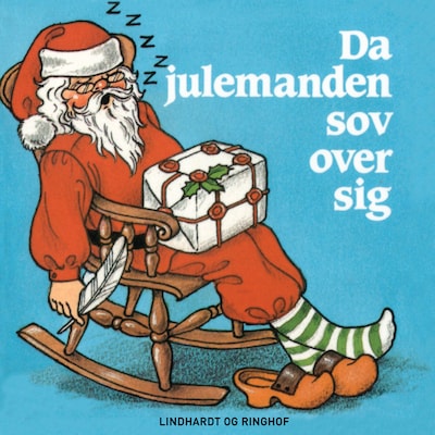 Da julemanden sov over sig – omslag til lydbogen af Per Flyndersø