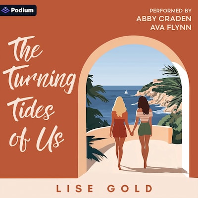 The Turning Tides of Us – omslag til lydbogen af Lise Gold