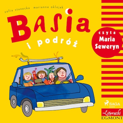 Basia i podróż – okładka audiobooka, autor Zofia Stanecka