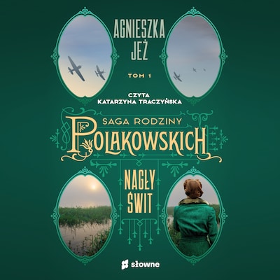 Nagły świt. Saga rodziny Polakowskich. Tom 1 – okładka audiobooka, autor Agnieszka Jeż