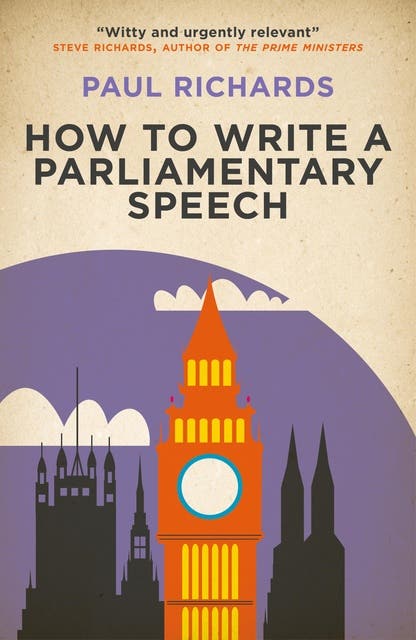 How to Write a Parliamentary Speech – omslag til lydbogen af Paul Richards