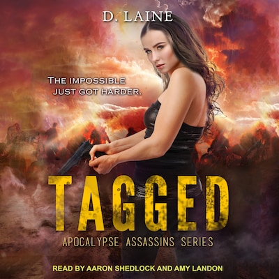 Tagged – omslag til lydbogen af D. Laine