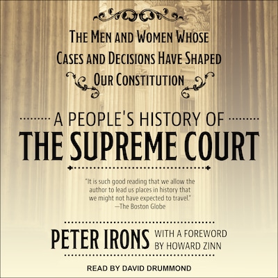 A People's History of the Supreme Court – omslag til lydbogen af Peter Irons