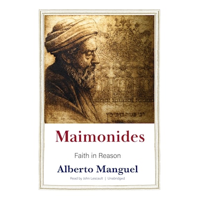 Maimonides – omslag til lydbogen af Alberto Manguel