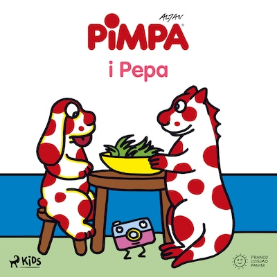 Pimpa i Pepa – okładka audiobooka, autor Altan