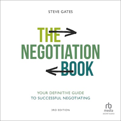 The Negotiation Book – omslag til lydbogen af Steve Gates