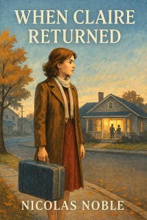 When Claire Returned: A Western Romance – omslag till ljudboken av Nicolas Noble