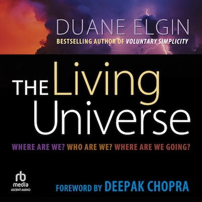 The Living Universe – omslag til lydbogen af Duane Elgin