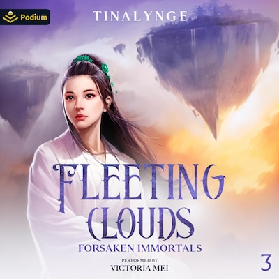 Fleeting Clouds – omslag til lydbogen af Tinalynge