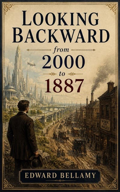 Looking Backward from 2000 to 1887 – omslag til lydbogen af Edward Bellamy