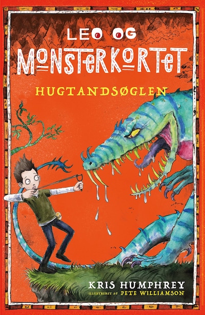 Leo og monsterkortet 2: Hugtandsøglen – omslag til lydbogen af Kris Humphrey