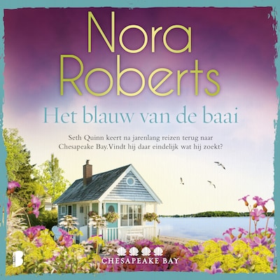 Het blauw van de baai – omslag van het luisterboek van Nora Roberts
