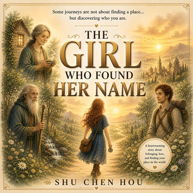 The Girl Who Found Her Name: A Heartwarming Story of Belonging, Courage, and Discovering Who You Are – omslag til lydbogen af Shu Chen Hou