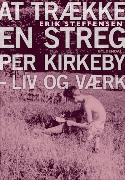 At trække en streg – omslag til lydbogen af Erik Steffensen