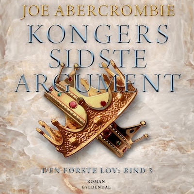 Kongers sidste argument – omslag til lydbogen af Joe Abercrombie