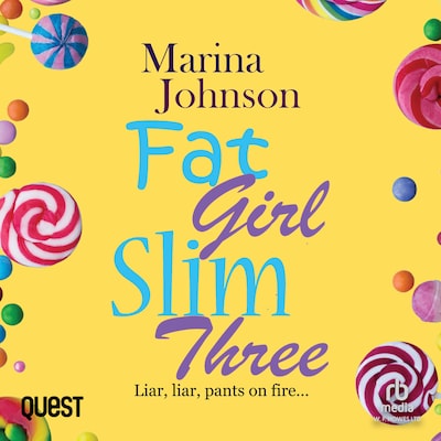 Fat Girl Slim Three – omslag til lydbogen af Marina Johnson