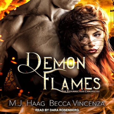 Demon Flames – omslag til lydbogen af M.J. Haag, Becca Vincenza